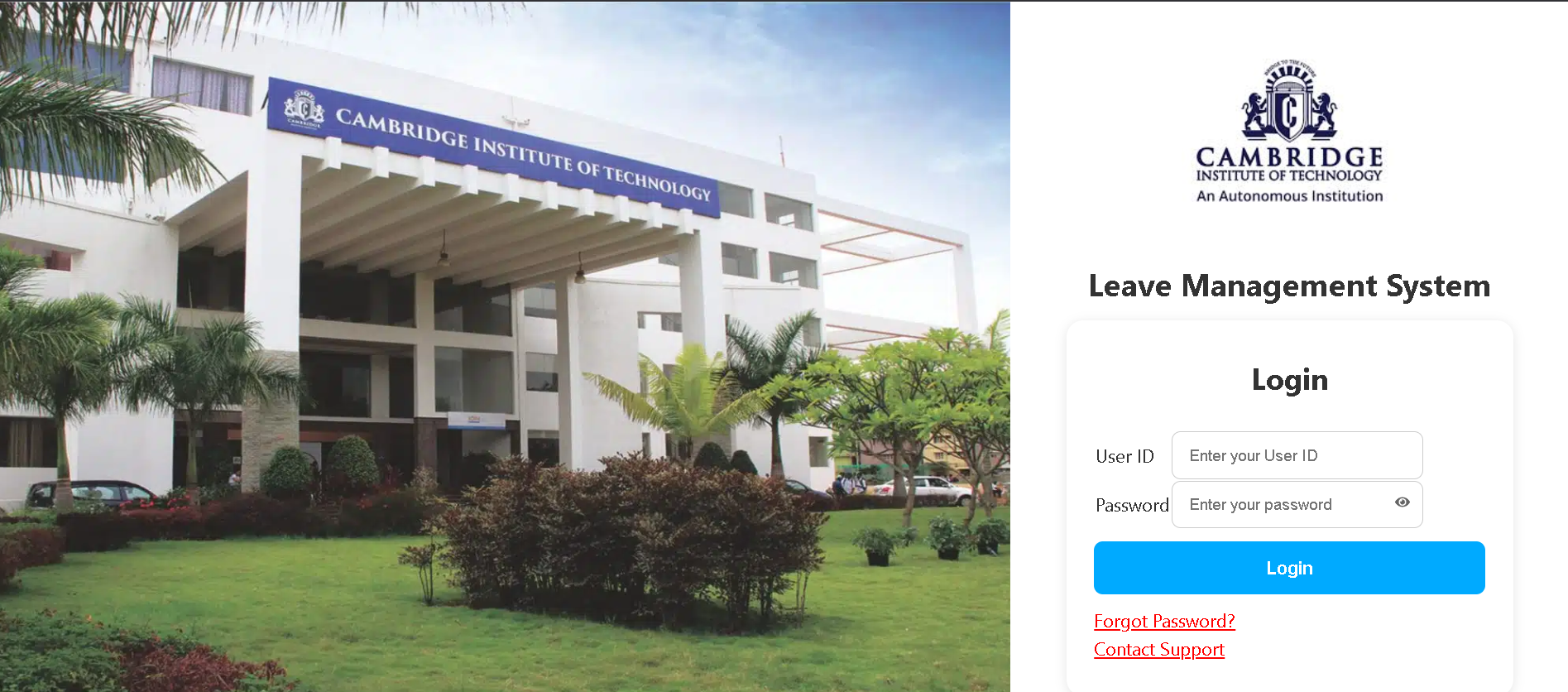 Faculty Leave Management System