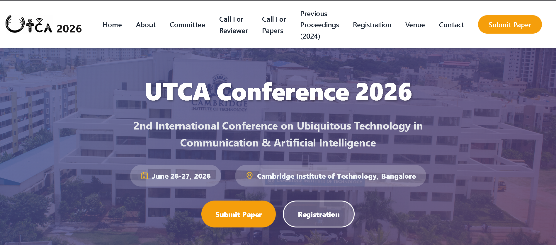 UTCA Conference Website